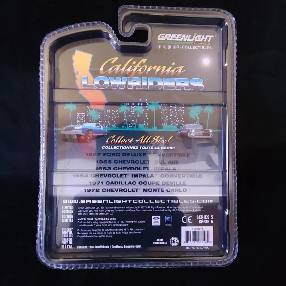 Greenlight California Lowriders Series 5 1955 Chevy Bel Air Diecast RAW CHASE